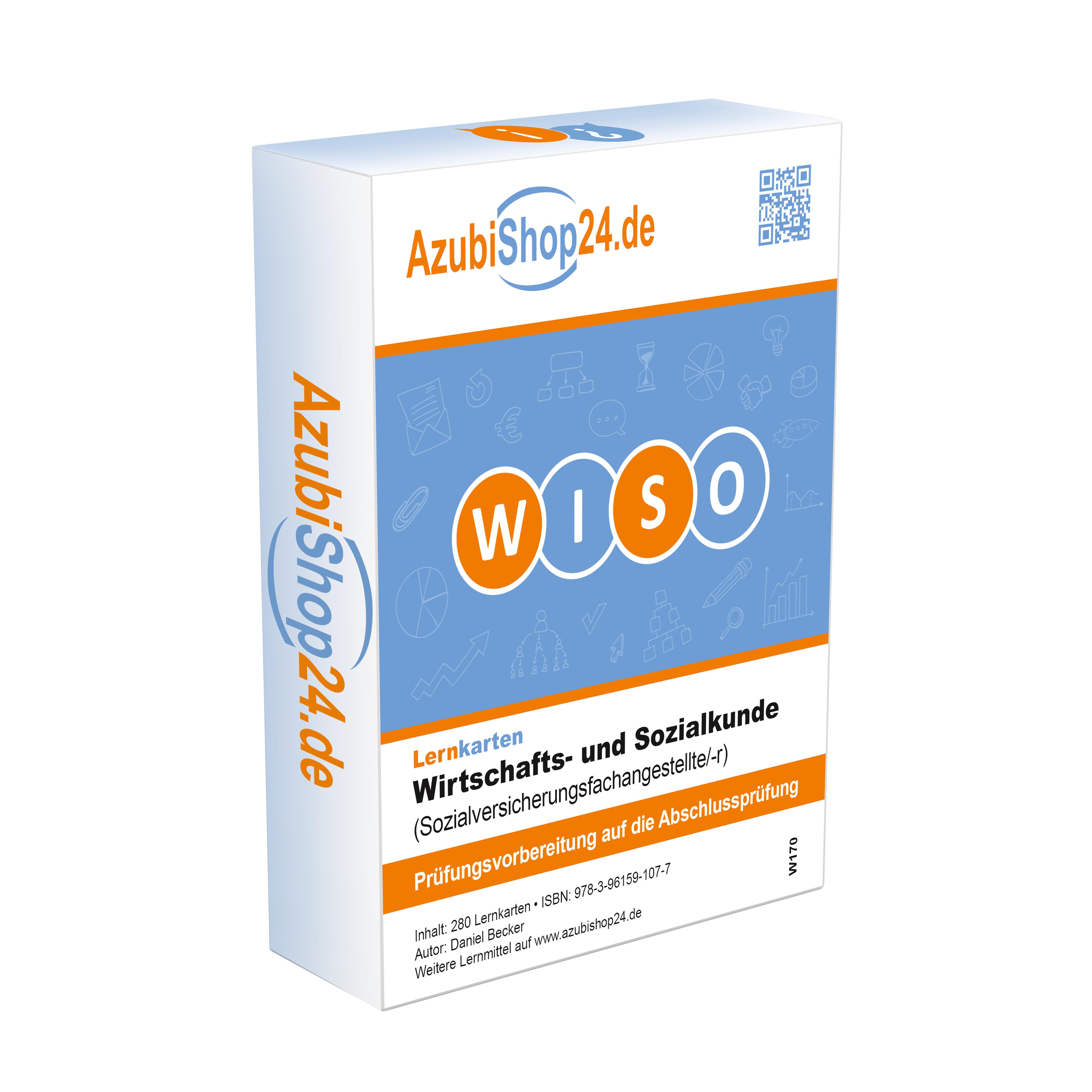 Vorderes Coverbild AzubiShop24.de Lernkarten ADD-ON Wirtschafts- und Sozialkunde (Sozialversicherungsfachangestellte/-r)