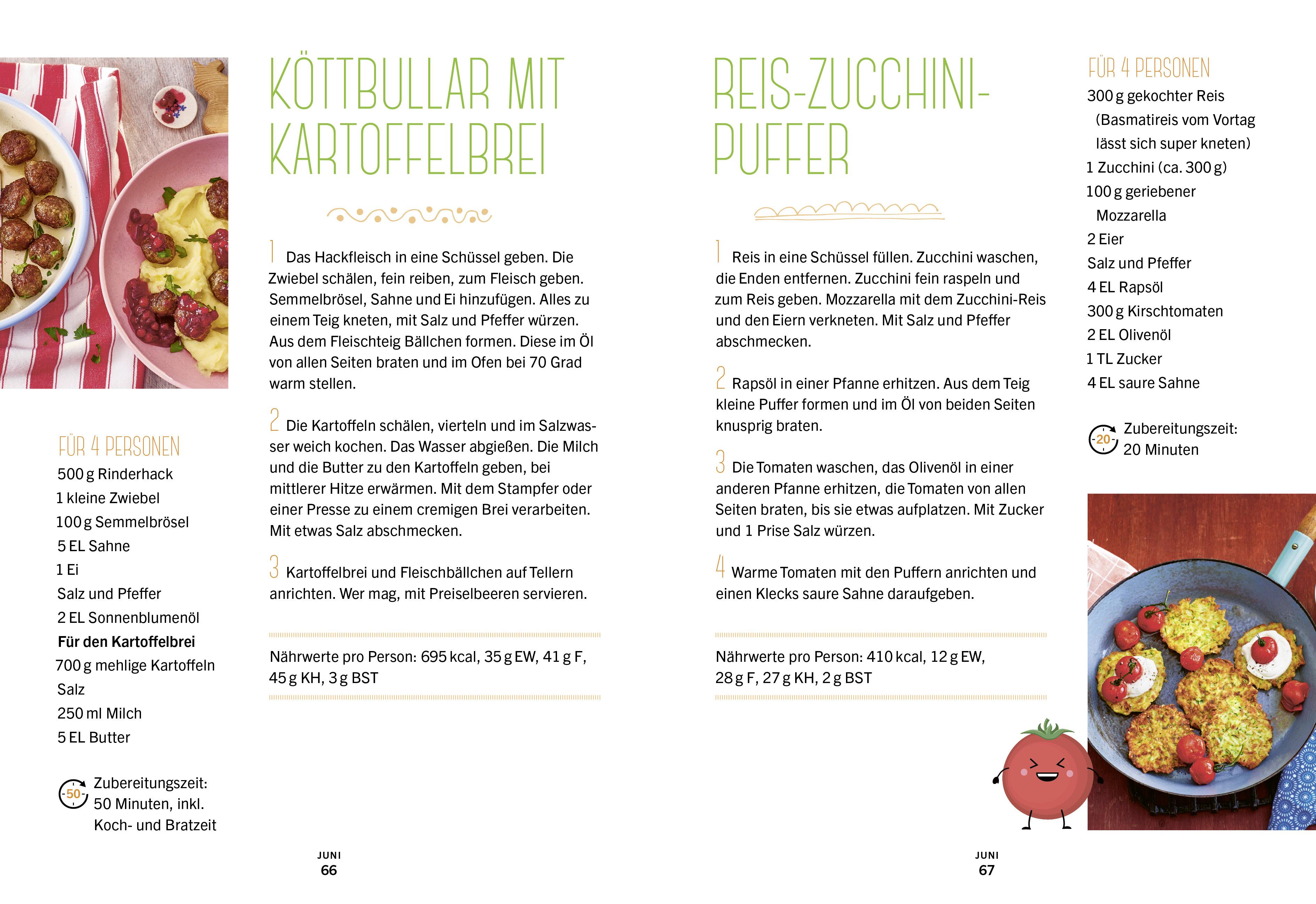 Beispielinhalt (Bild) Baby und Familie: Schnelle Familienküche