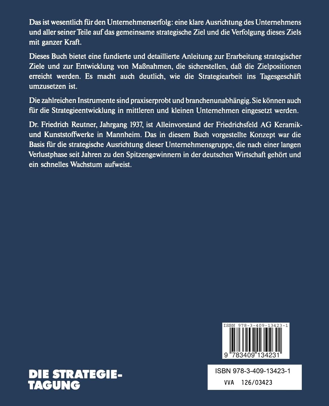 Rückseitencover Die Strategie-Tagung