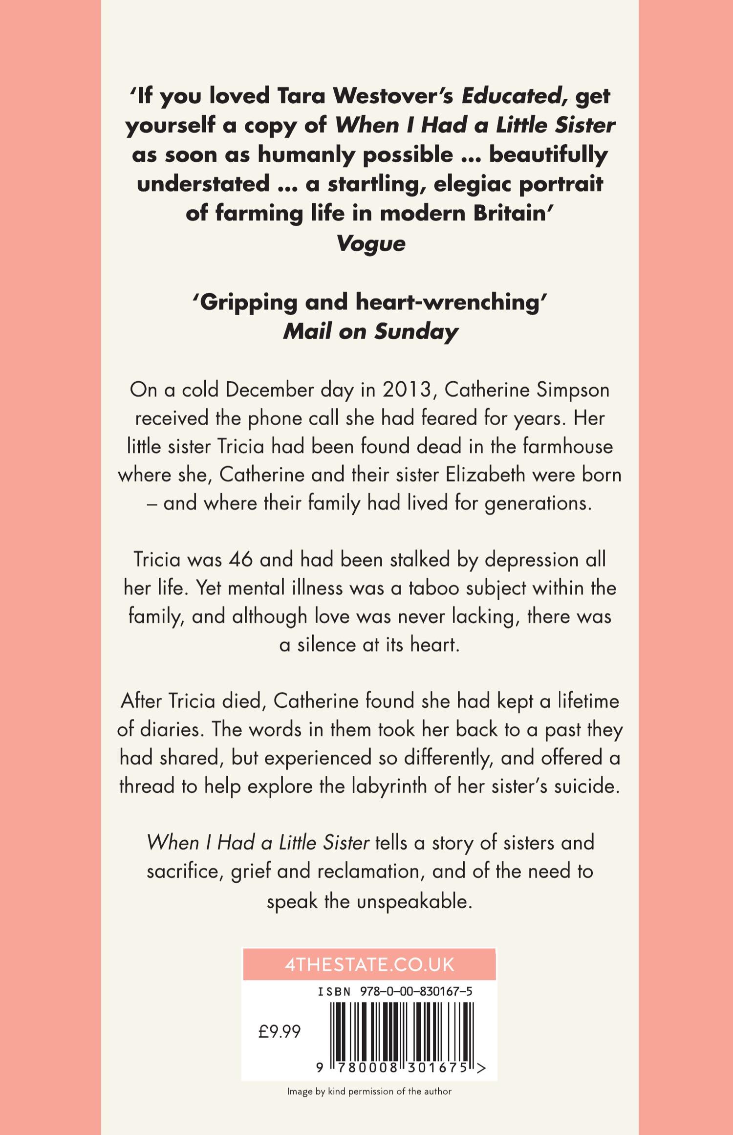 Rückseitencover When I Had a Little Sister