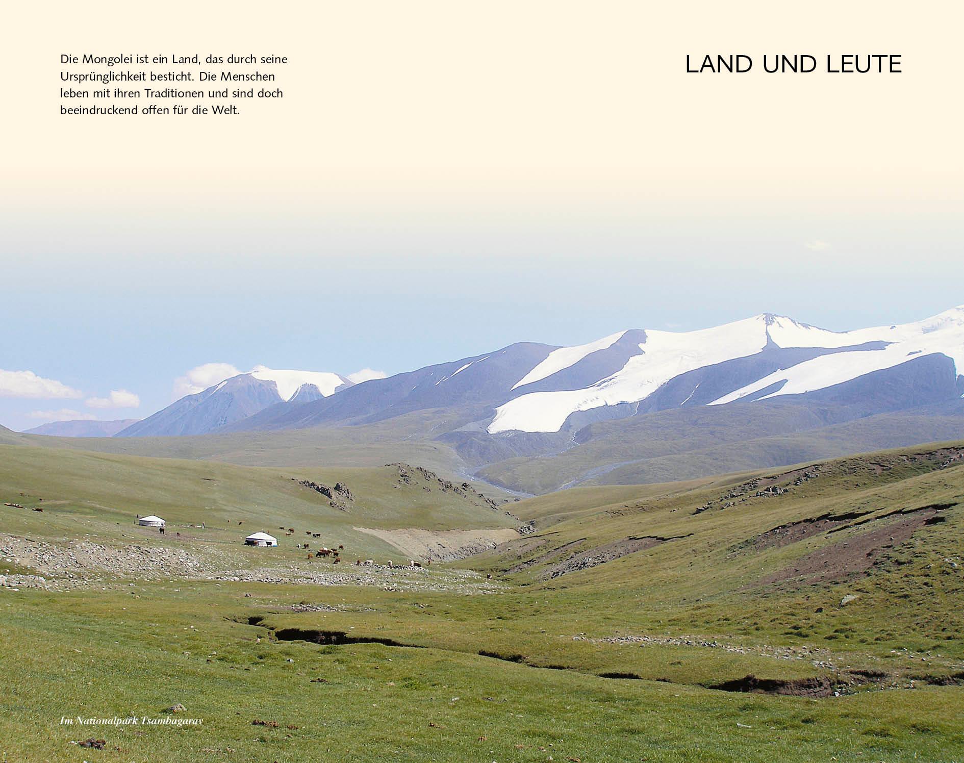 Beispielinhalt (Bild) TRESCHER Reiseführer Mongolei