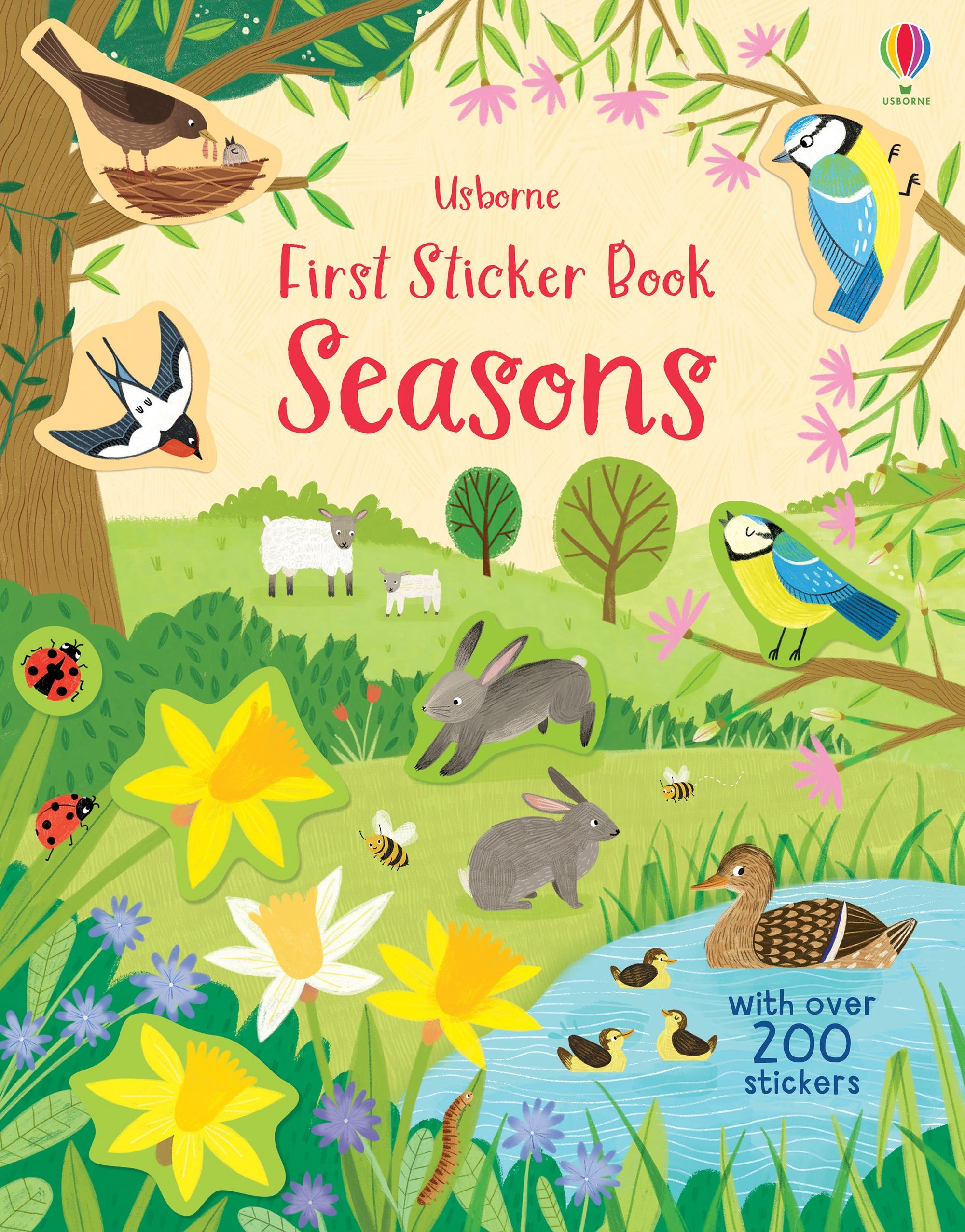 Vorderes Coverbild First Sticker Book Seasons