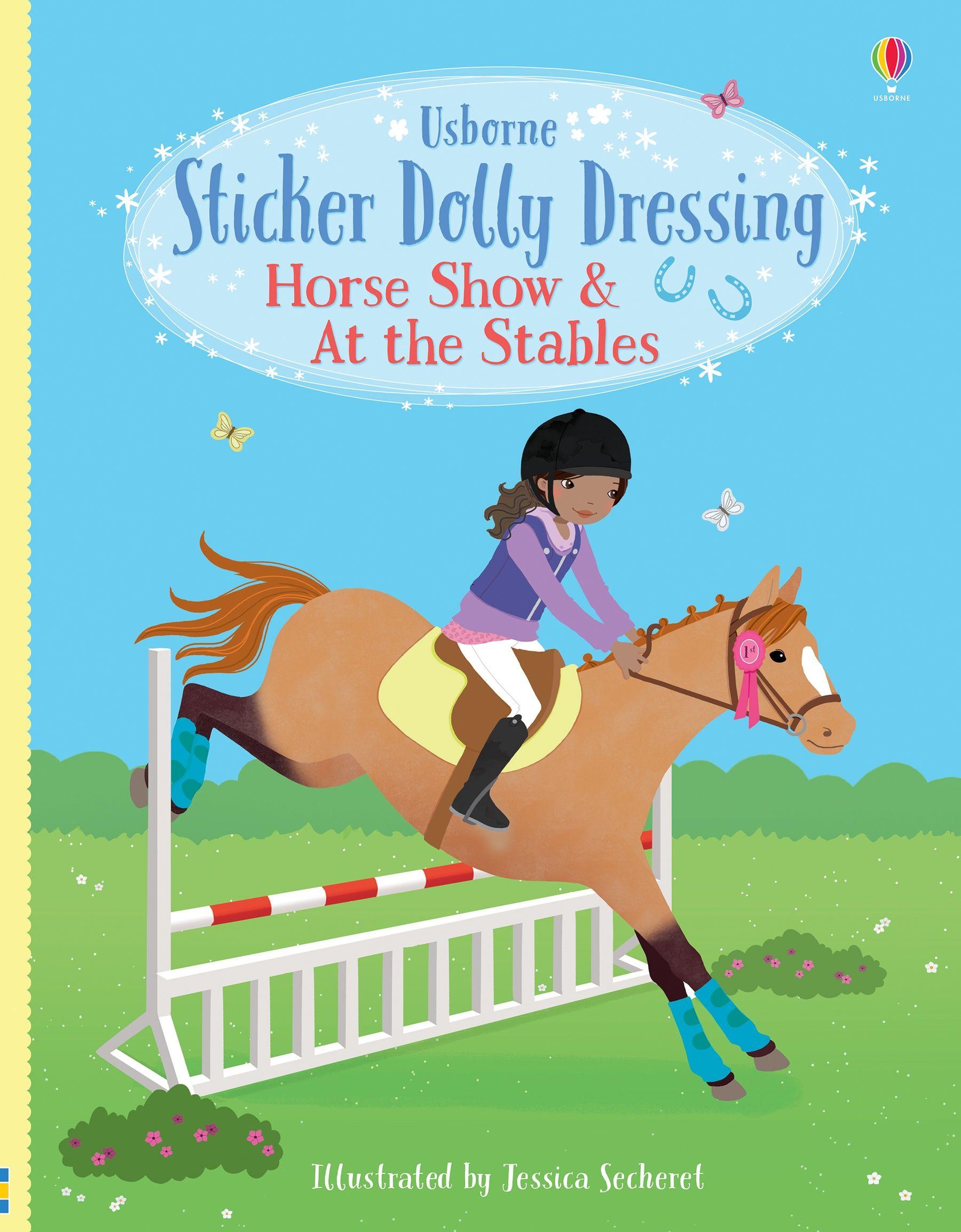 Vorderes Coverbild Sticker Dolly Dressing Horse Show & At the Stables