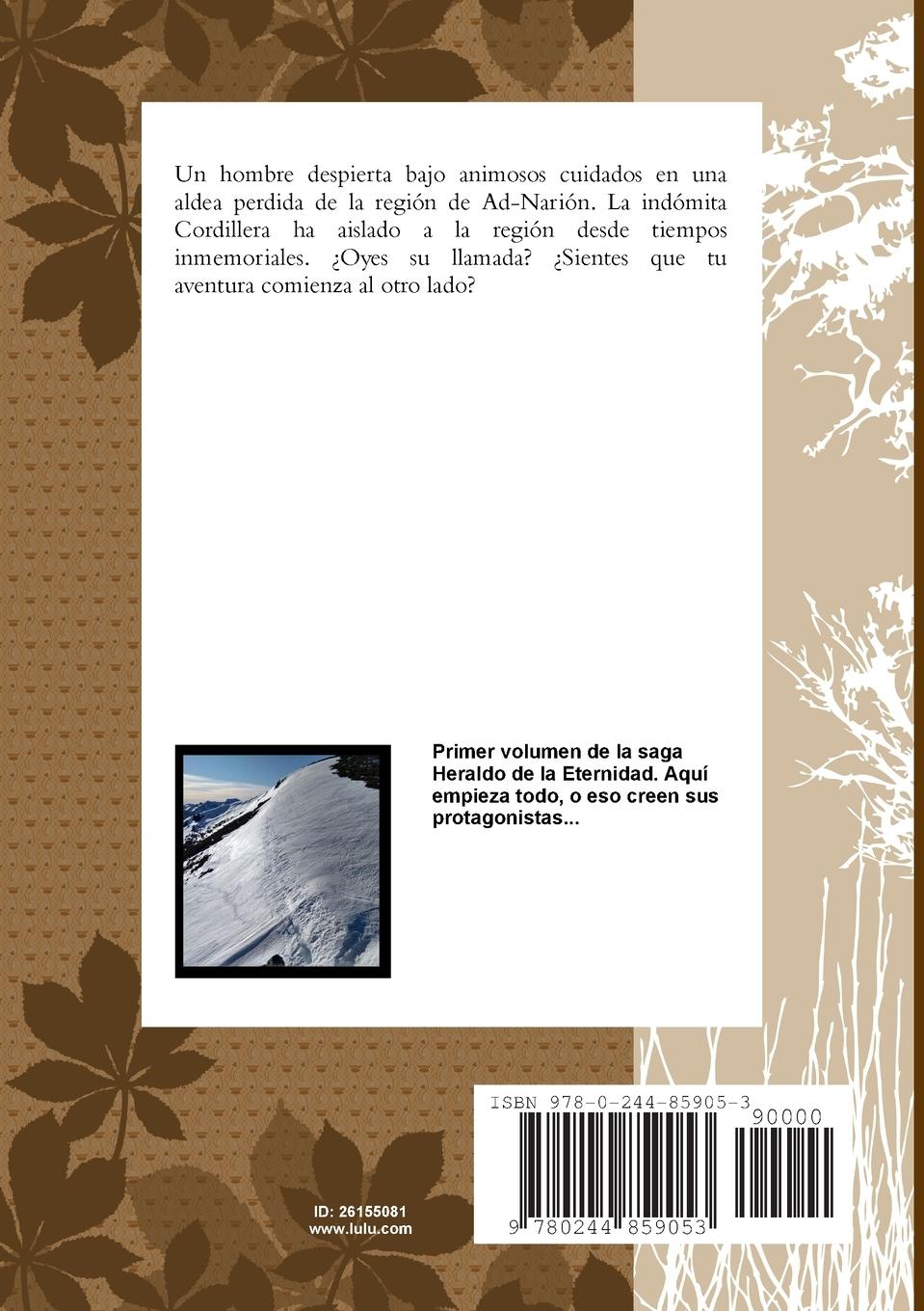 Rückseitencover HERALDO DE LA ETERNIDAD