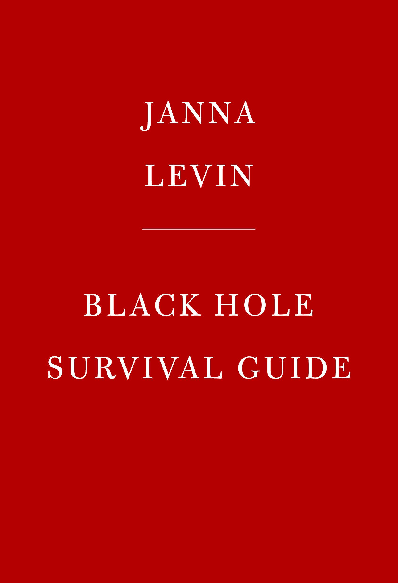 Vorderes Coverbild Black Hole Survival Guide