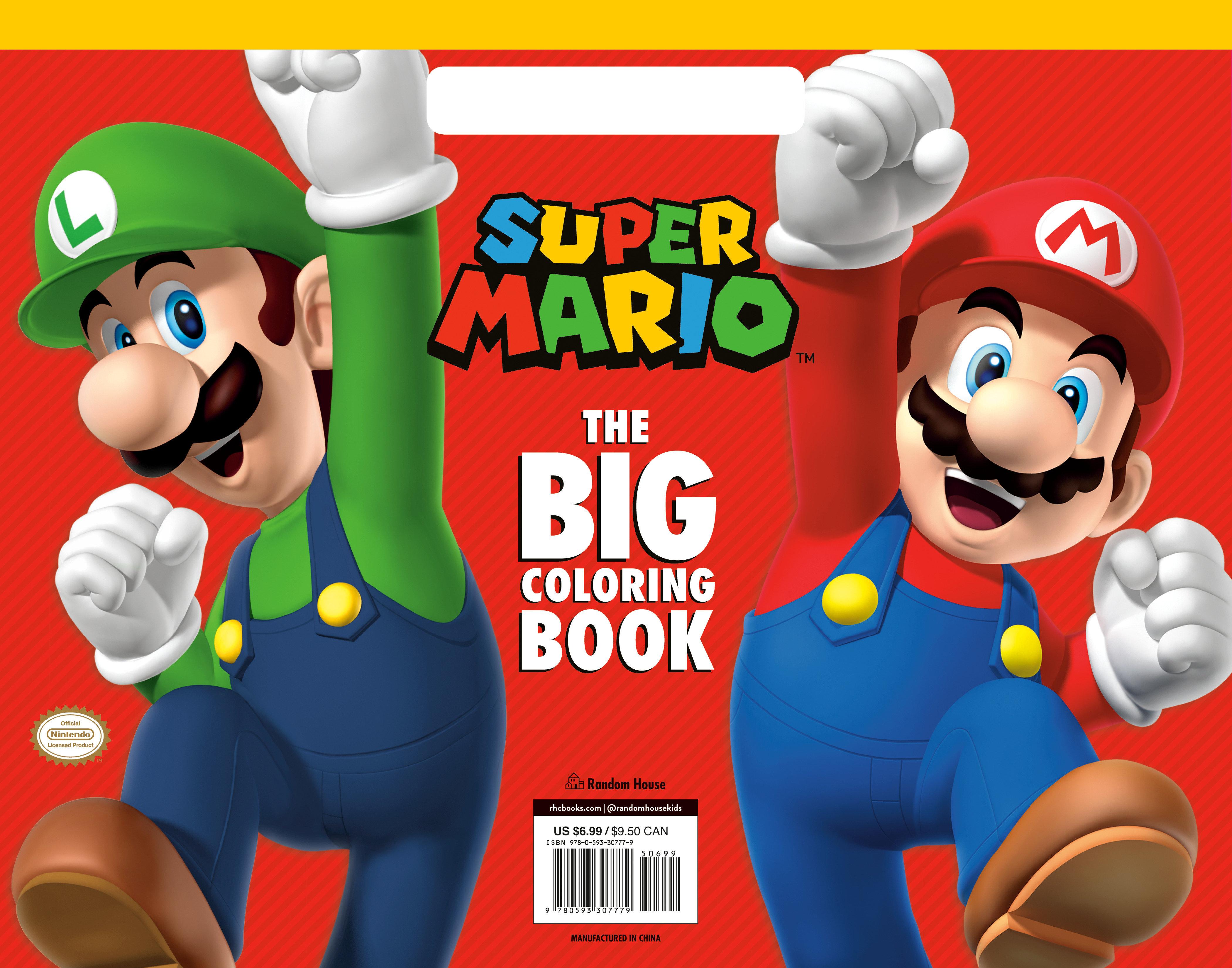 Vorderes Coverbild Super Mario: The Big Coloring Book (Nintendo(r))
