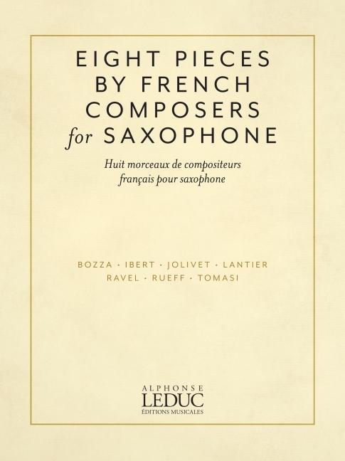 Vorderes Coverbild Eight Pieces by French Composers for Saxophone