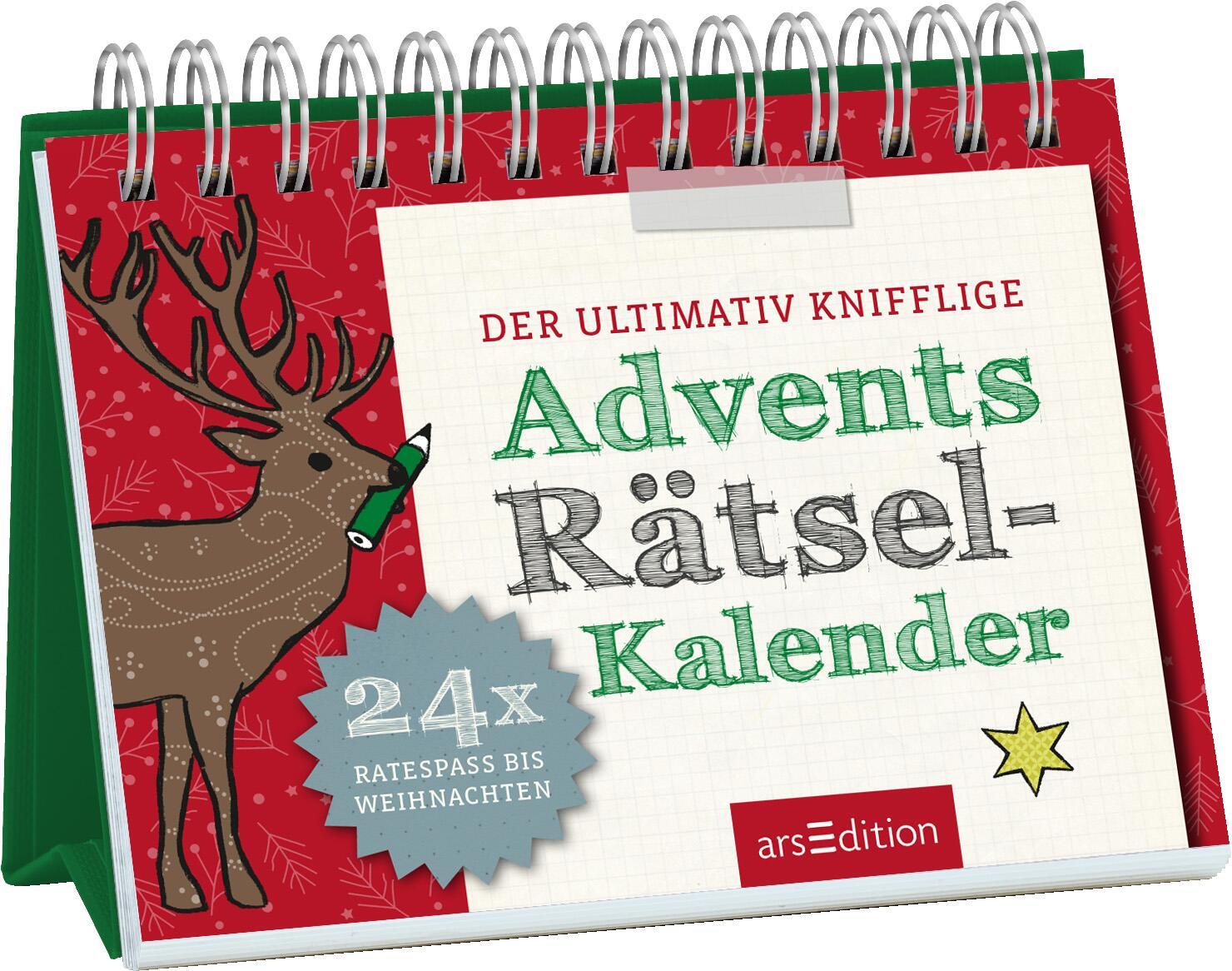 Vorderes Coverbild Der ultimativ knifflige Advents-Rätsel-Kalender