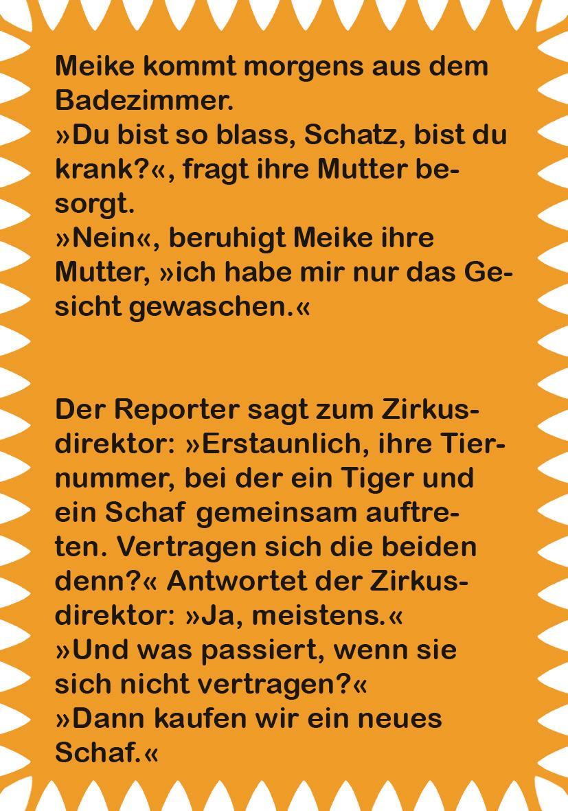Beispielinhalt (Bild) Erstleser-Witze zum Schlapplachen