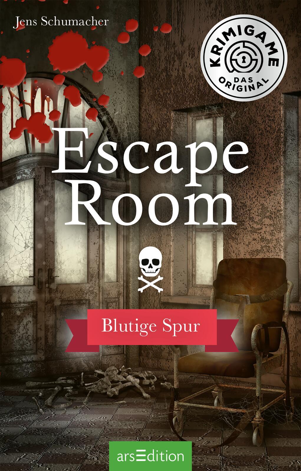 Beispielinhalt (Bild) Escape Room. Blutige Spur