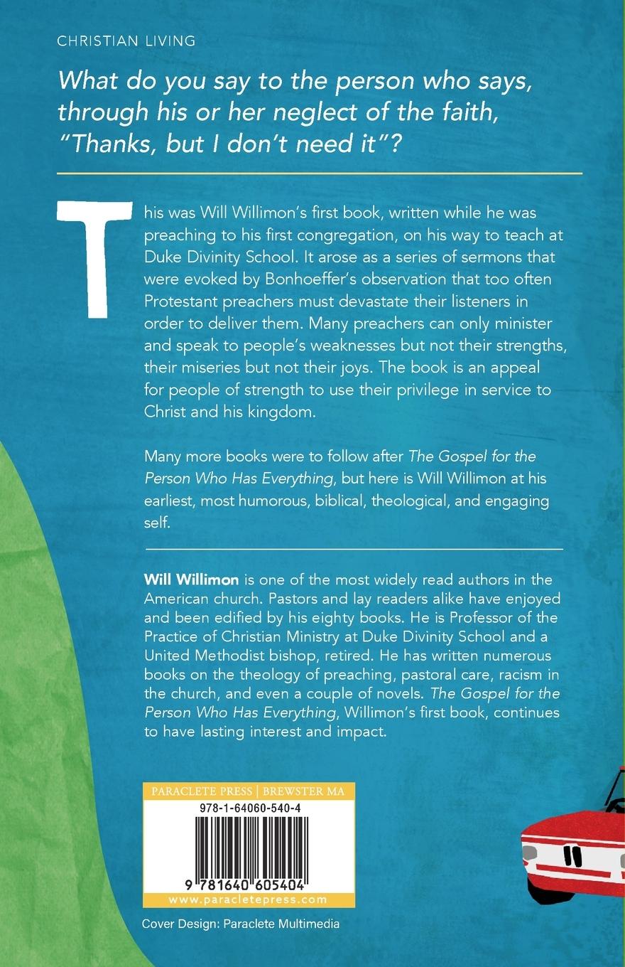 Rückseitencover Gospel for the Person Who Has Everything