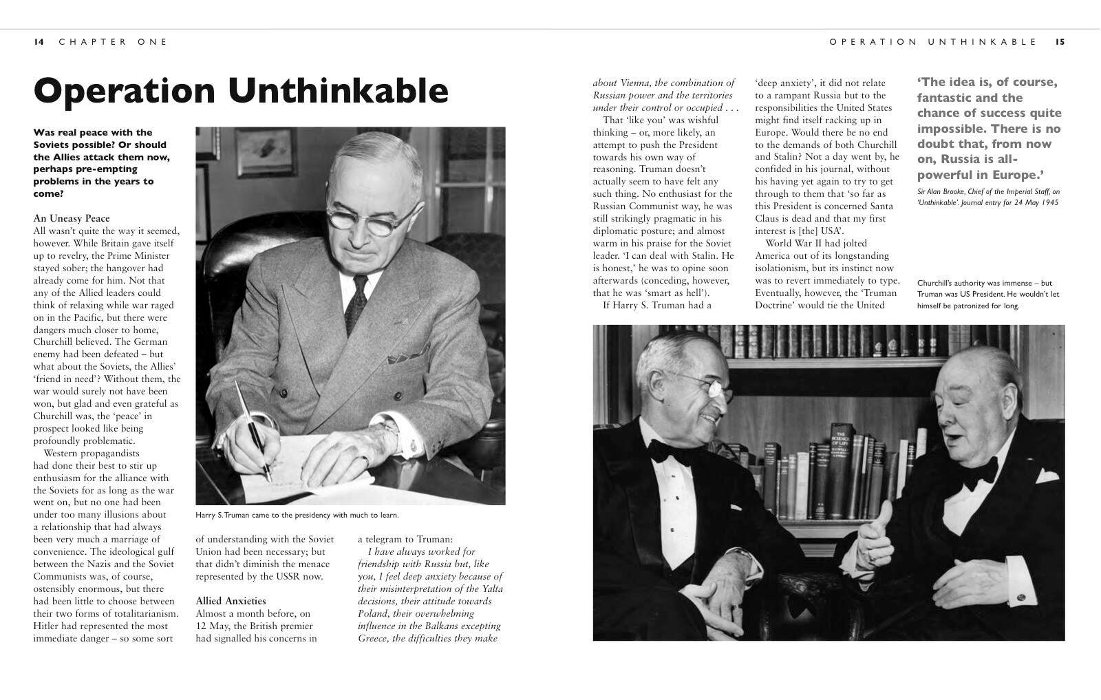 Beispielinhalt (Bild) Cold War Plans That Never Happened