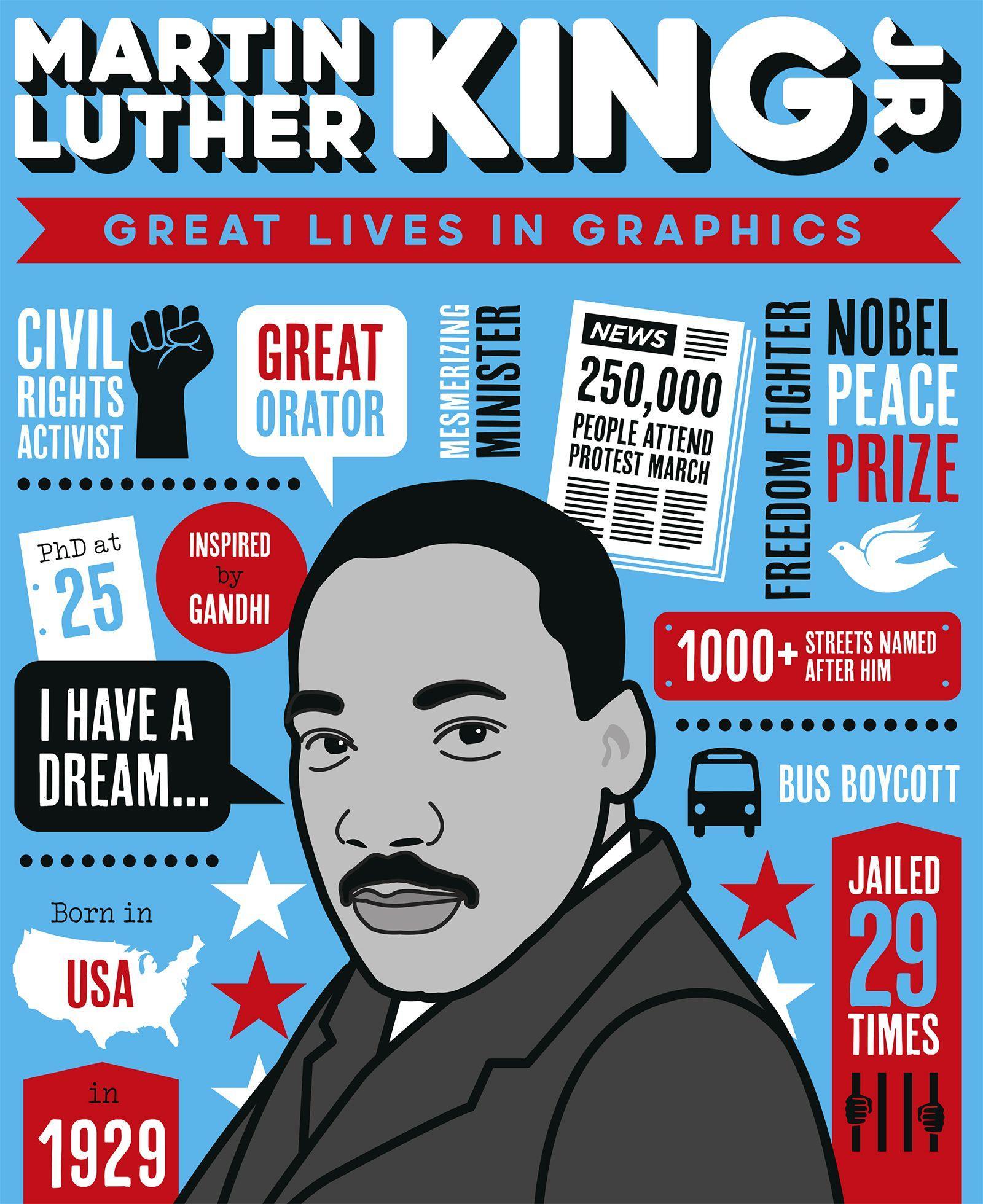 Vorderes Coverbild Great Lives in Graphics: Martin Luther King