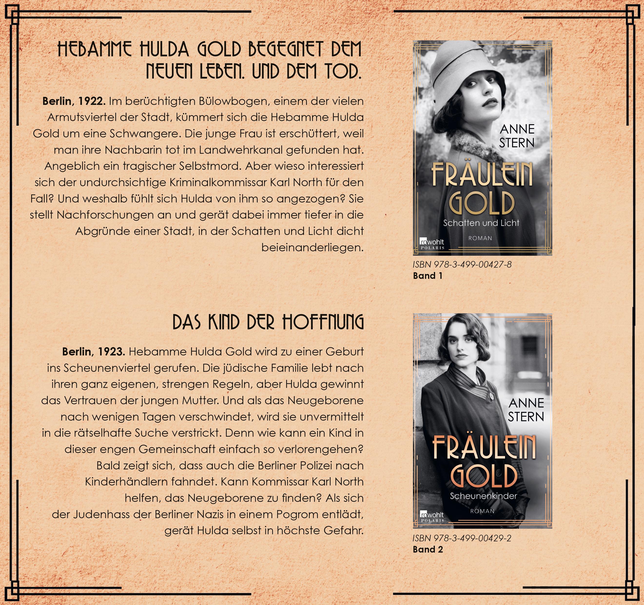 Beispielinhalt (Bild) Fräulein Gold: Der Himmel über der Stadt