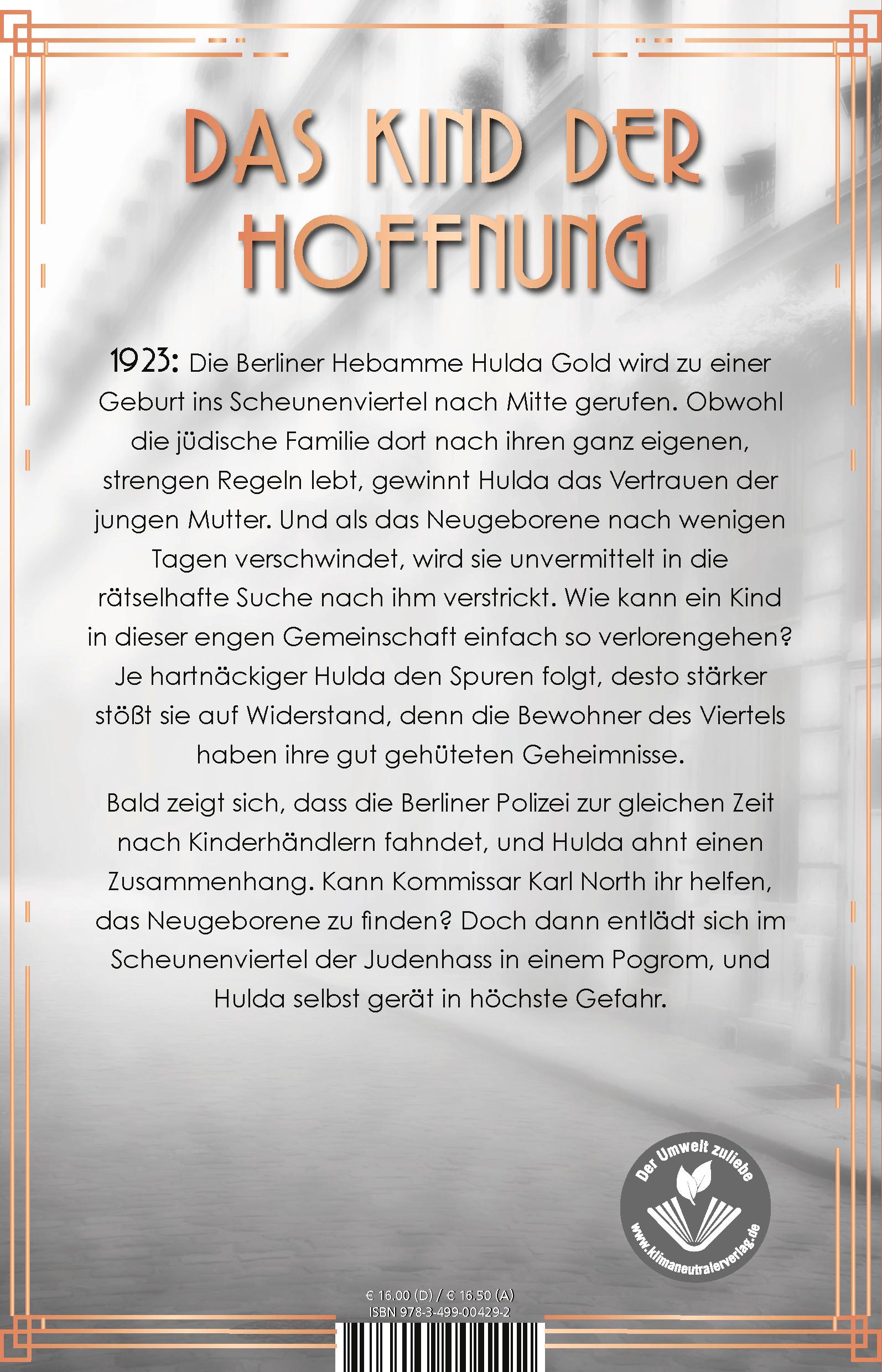 Rückseitencover Fräulein Gold: Scheunenkinder