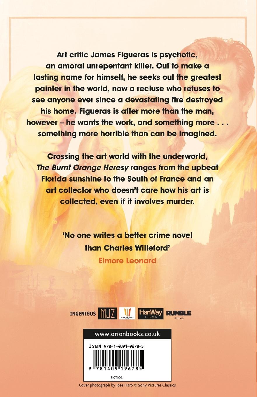 Rückseitencover The Burnt Orange Heresy