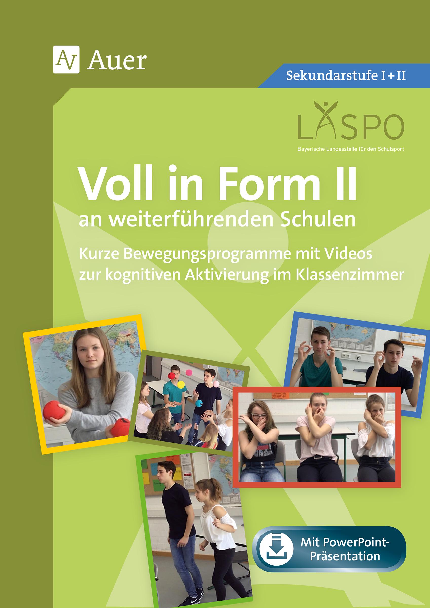 Vorderes Coverbild Voll in Form II an weiterführenden Schulen