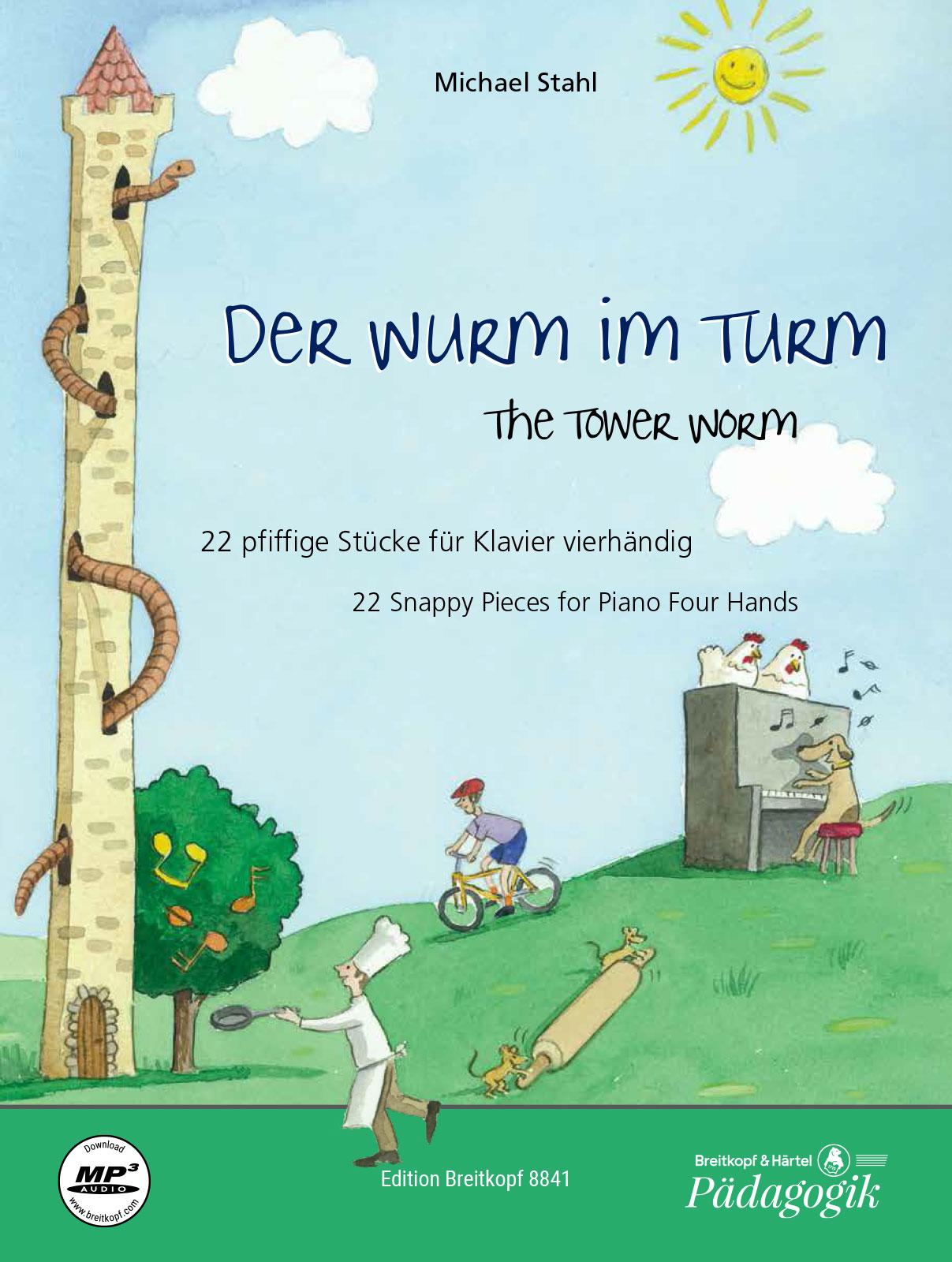 Vorderes Coverbild Der Wurm im Turm - The Tower Worm