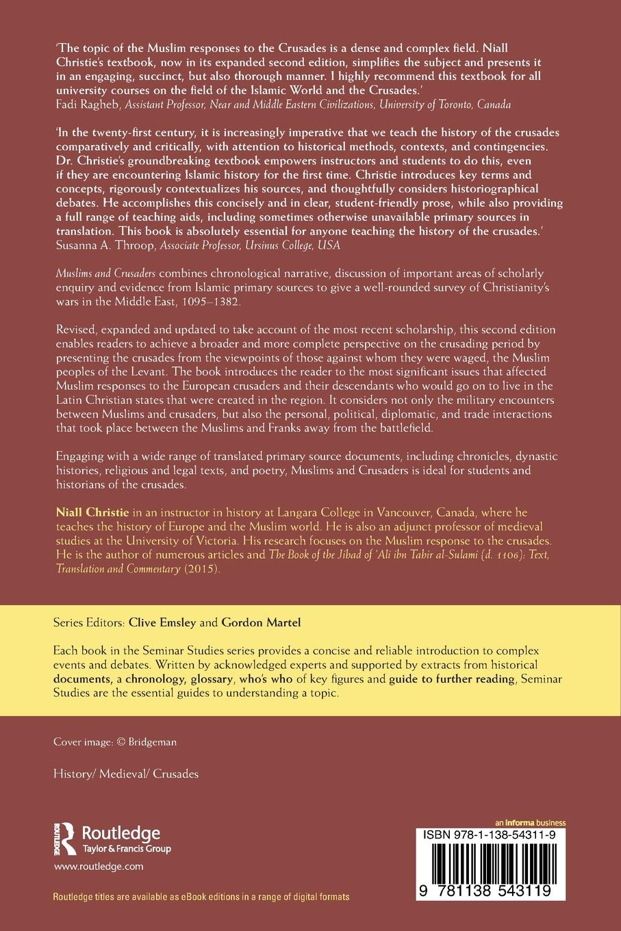 Rückseitencover Muslims and Crusaders