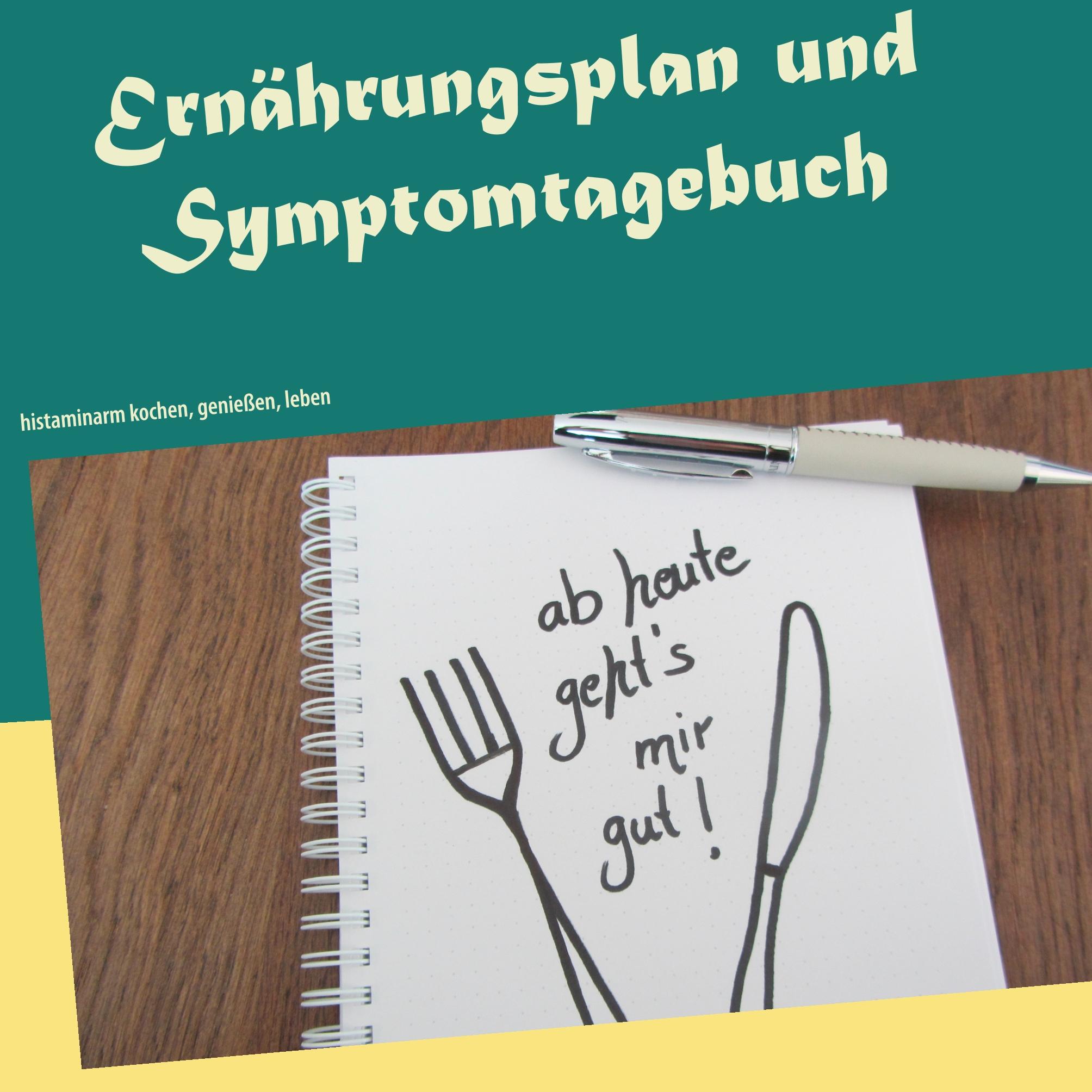 Vorderes Coverbild Ernährungsplan und Symptomtagebuch