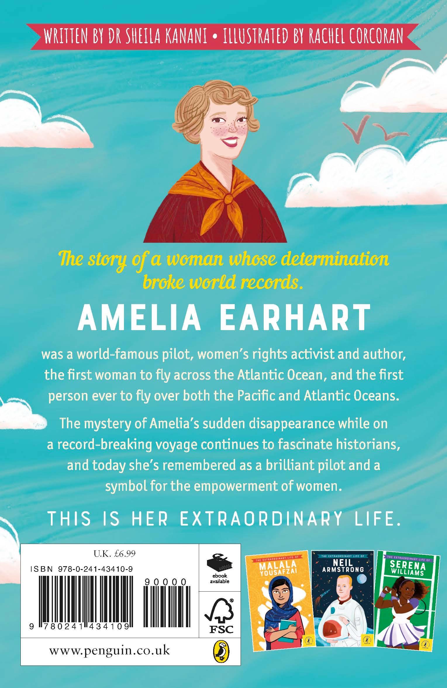 Rückseitencover The Extraordinary Life of Amelia Earhart