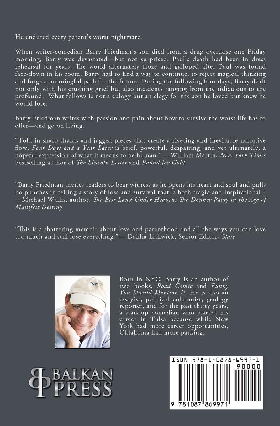 Rückseitencover Four Days and a Year Later