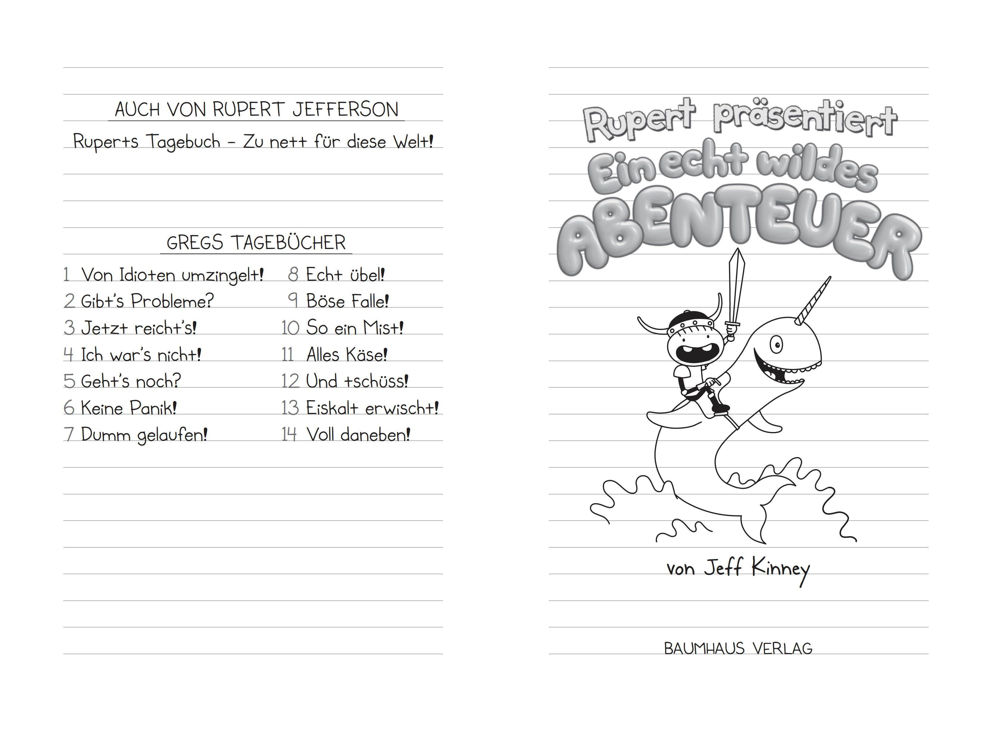 Beispielinhalt (Bild) Rupert präsentiert: Ein echt wildes Abenteuer