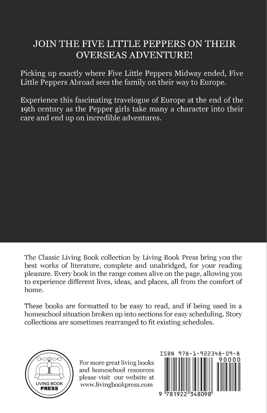 Rückseitencover Five Little Peppers Abroad