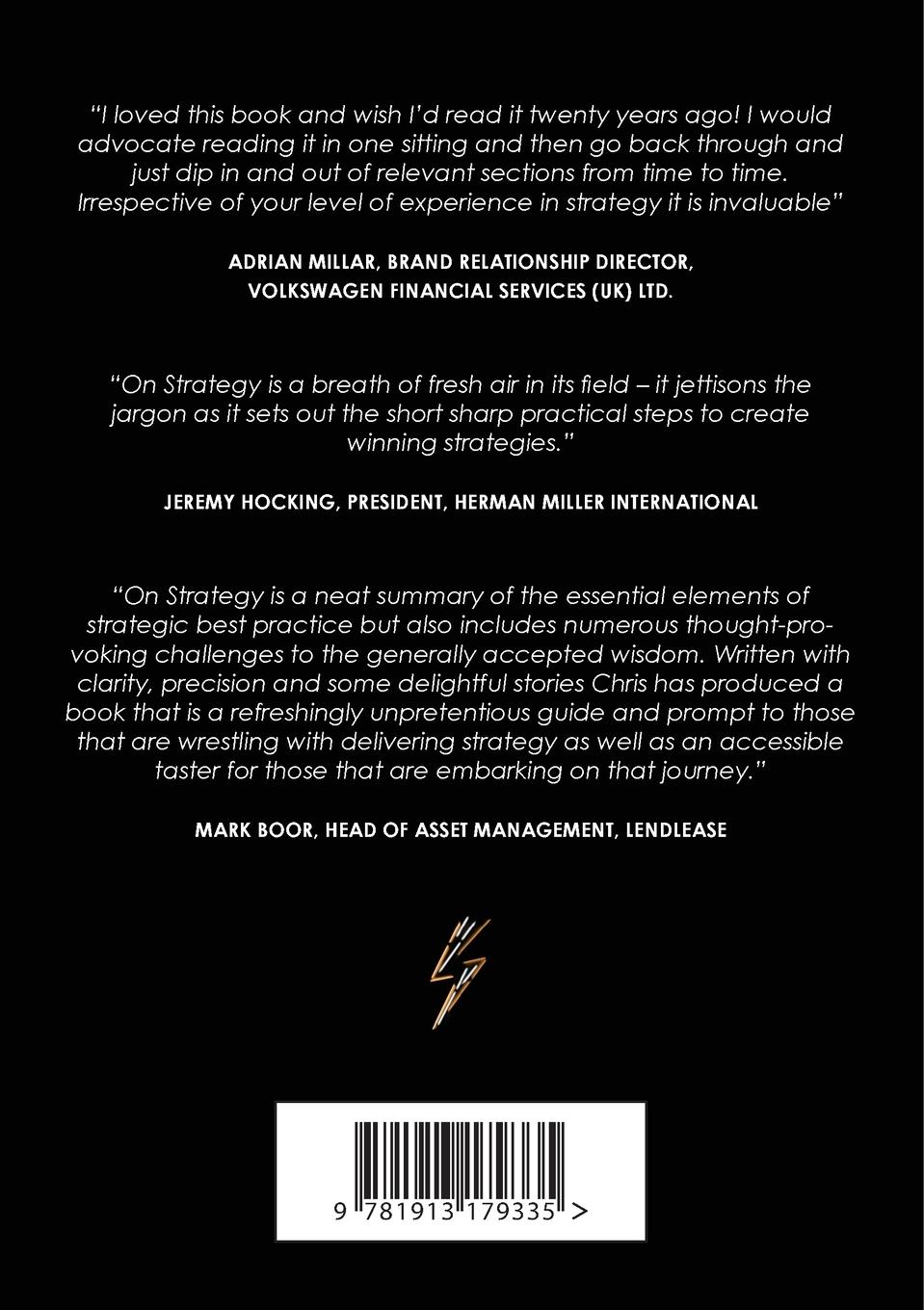 Rückseitencover On Strategy