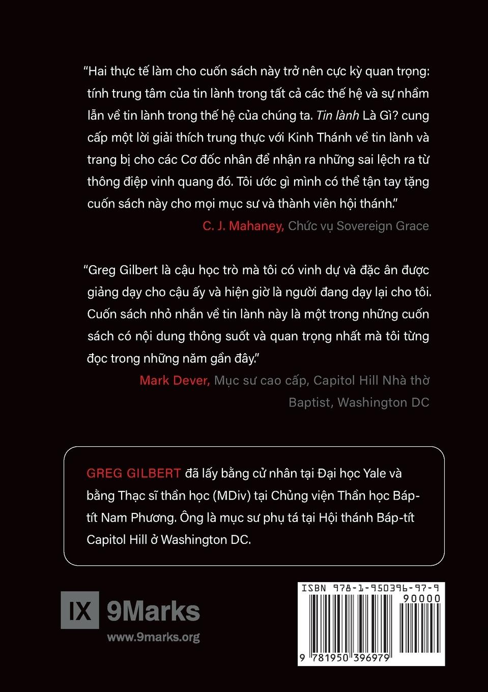 Rückseitencover What Is the Gospel? (Vietnamese)