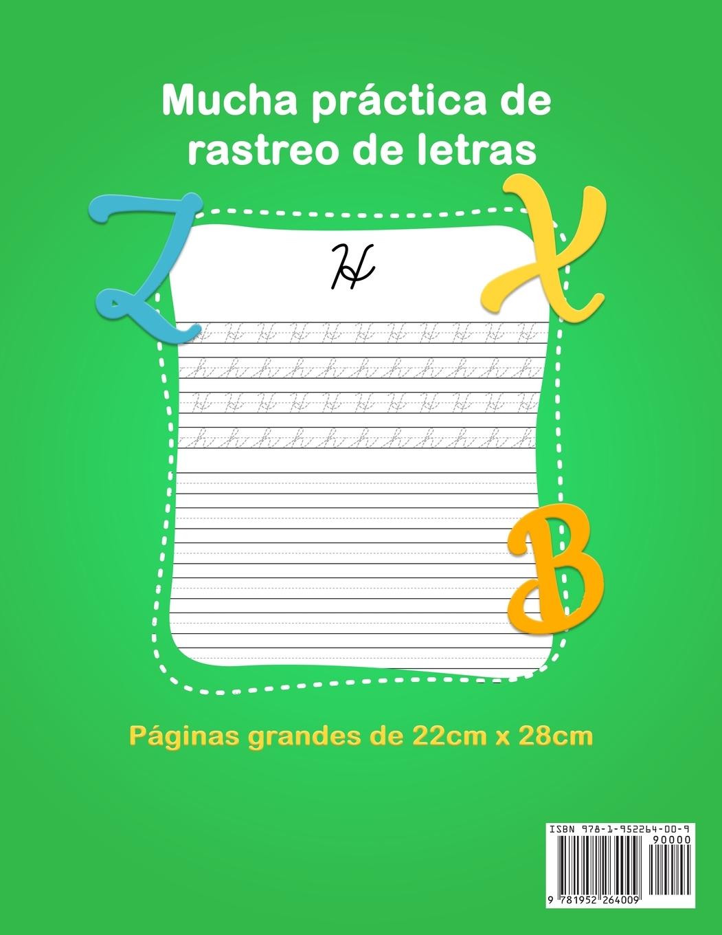 Rückseitencover Aprender a escribir letras
