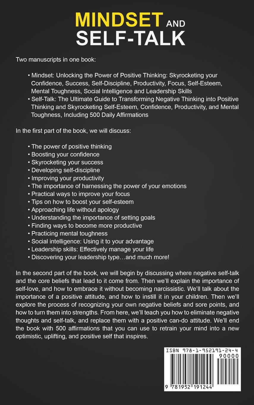 Rückseitencover Mindset and Self-Talk