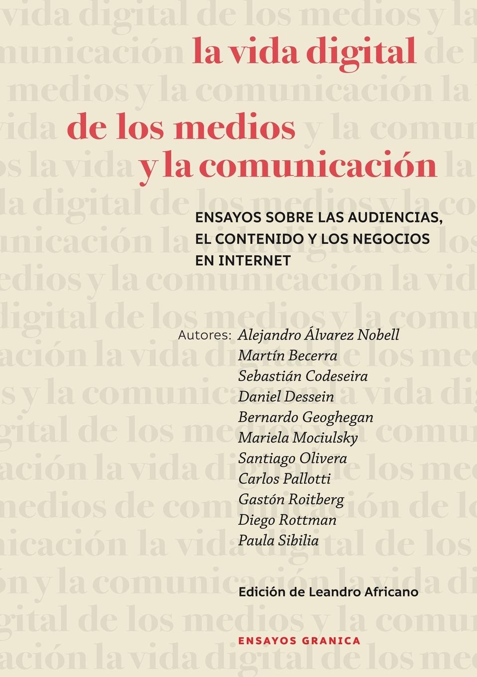 Vorderes Coverbild Vida Digital De Los Medios Y La Comunicación, La