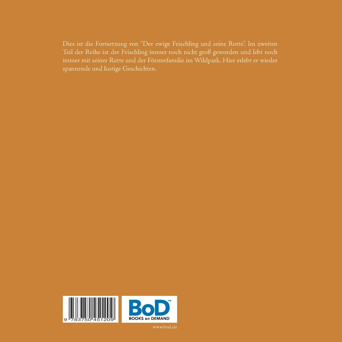 Rückseitencover Neue Geschichten vom Frischling