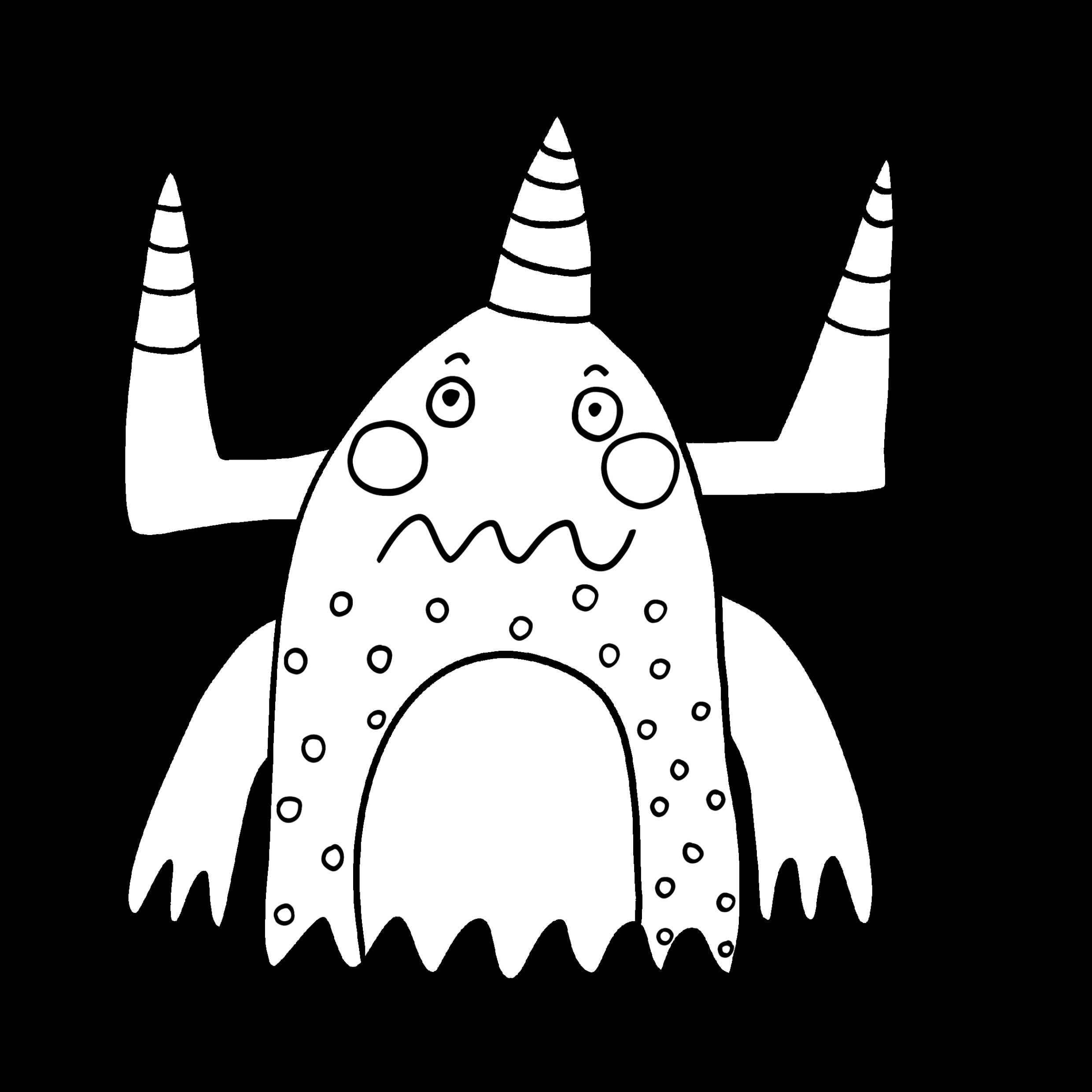 Beispielinhalt (Bild) Monster-Alarm! Das schaurig-schöne Monster-Malbuch für Kinder ab 3 Jahren