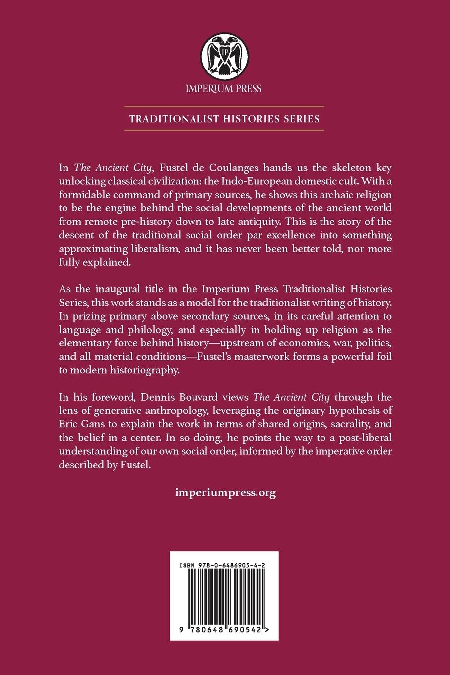 Rückseitencover The Ancient City - Imperium Press