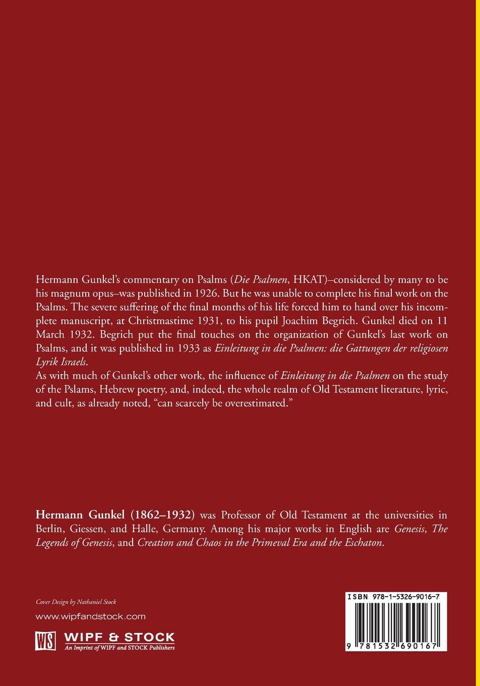 Rückseitencover Introduction to Psalms