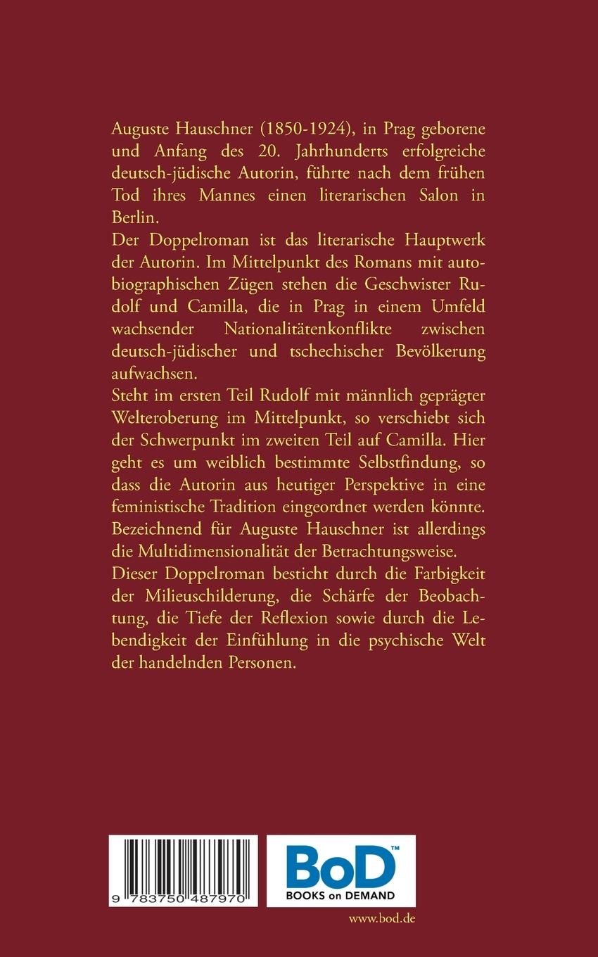 Rückseitencover Die Familie Lowositz - Rudolf und Camilla