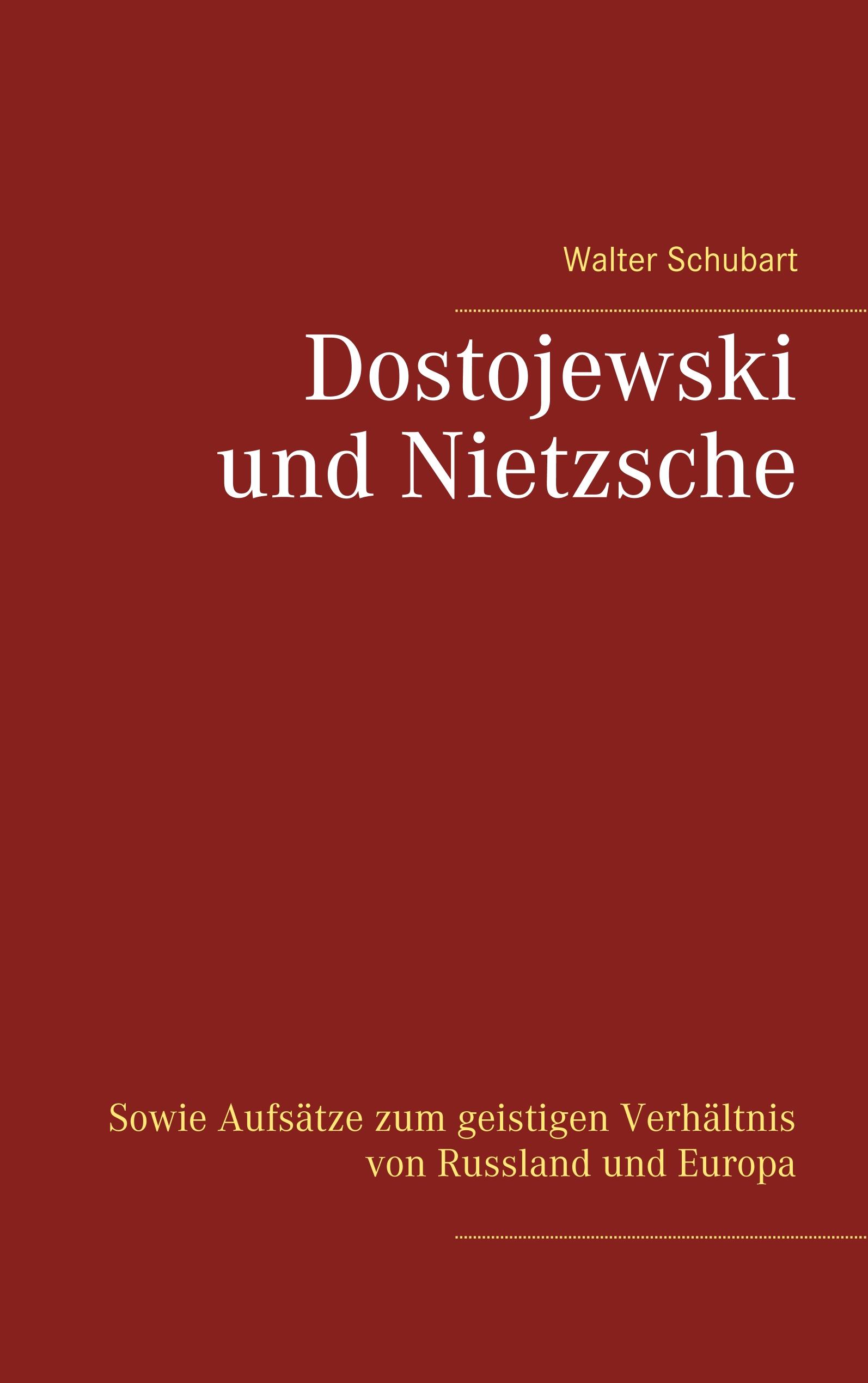 Vorderes Coverbild Dostojewski und Nietzsche