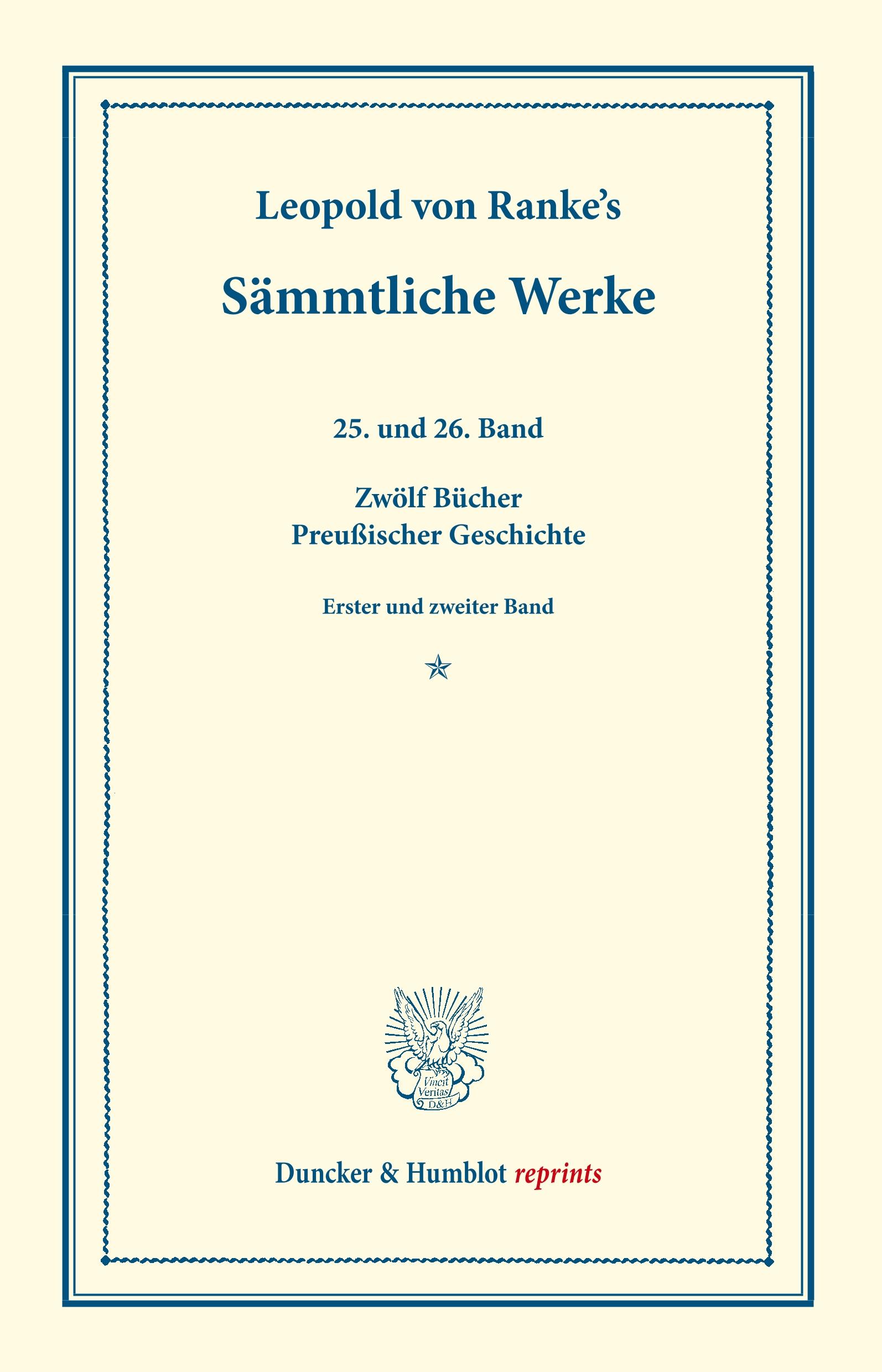 Vorderes Coverbild Sämmtliche Werke.