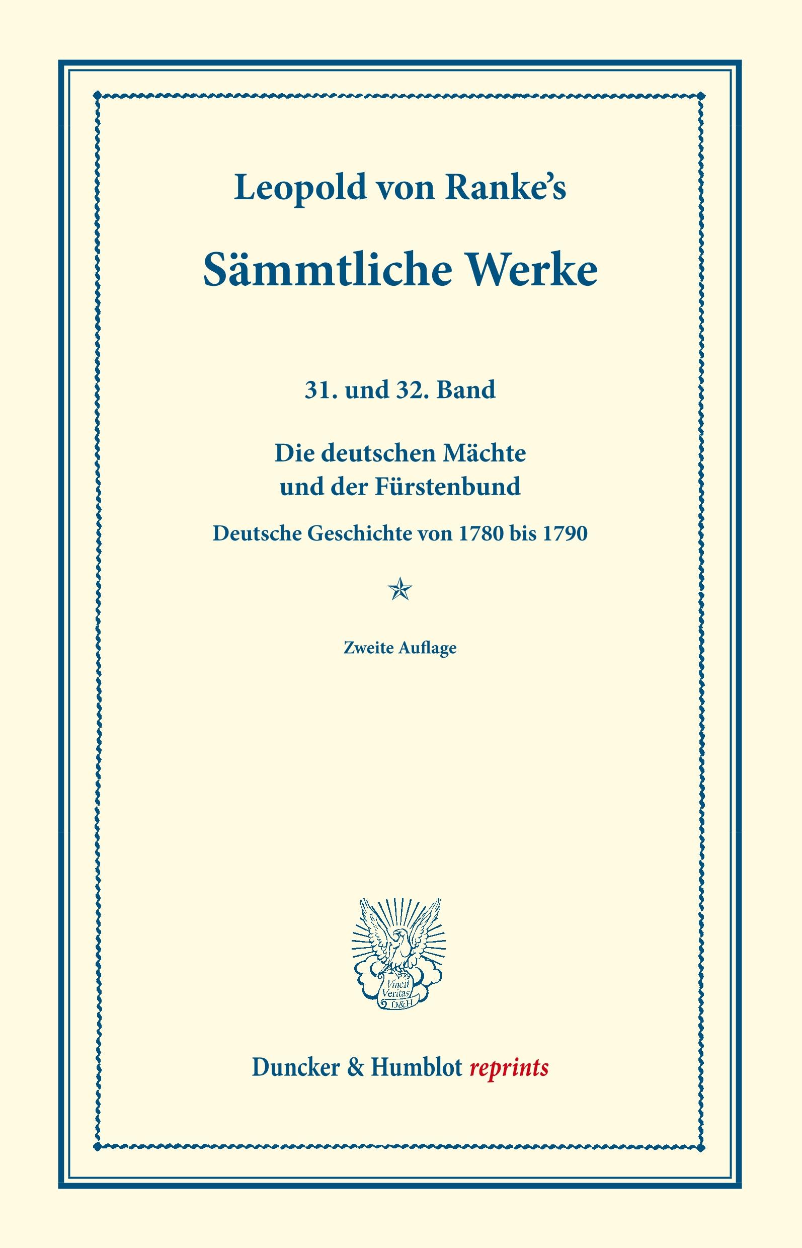 Vorderes Coverbild Sämmtliche Werke.