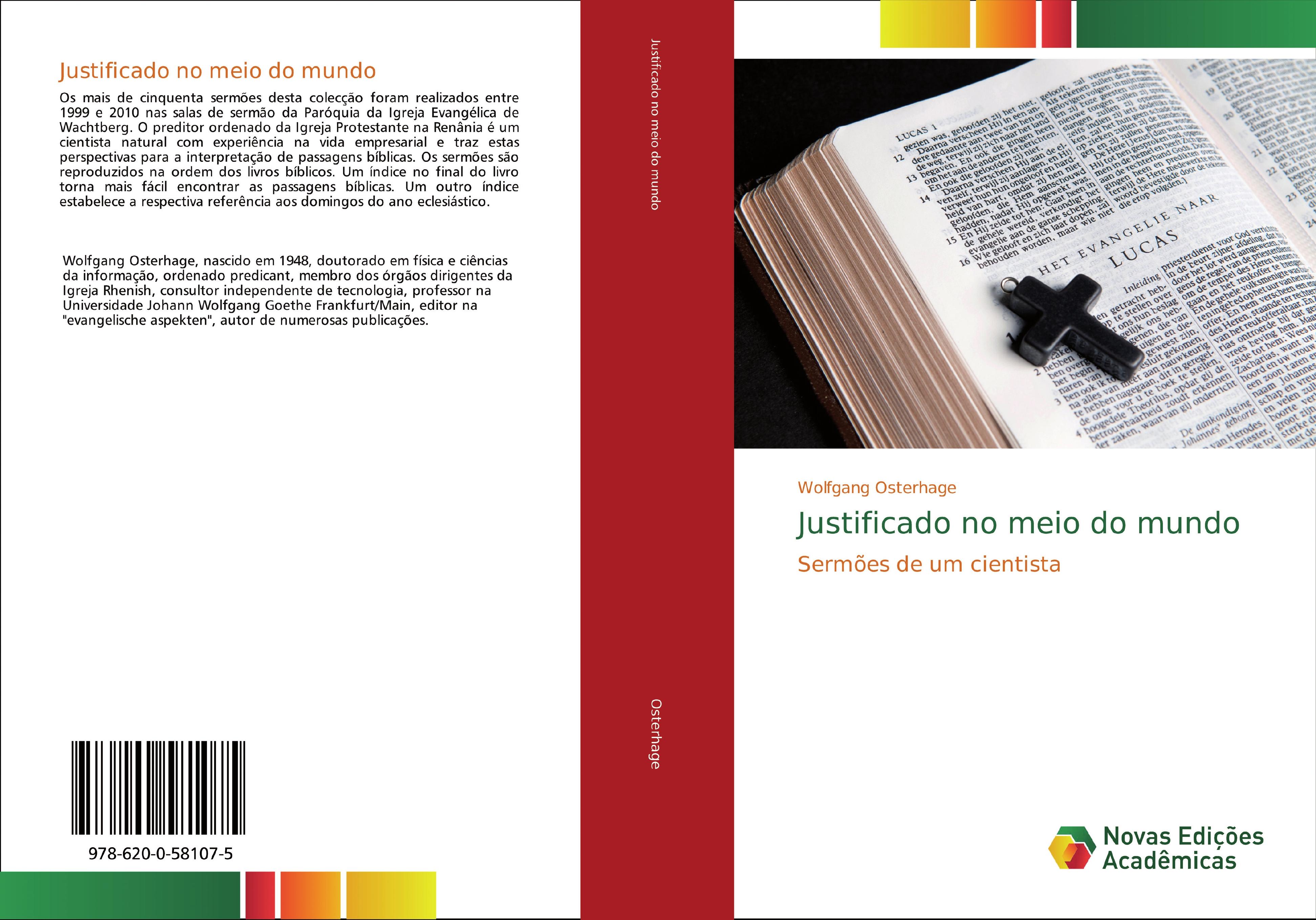 Vorderes Coverbild Justificado no meio do mundo