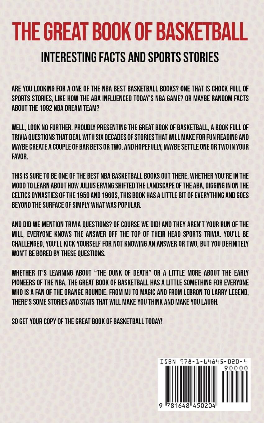 Rückseitencover The Great Book of Basketball