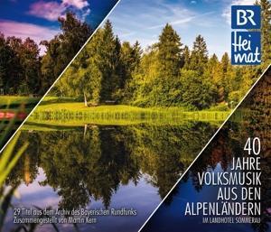 Vorderes Coverbild 40 Jahre Volksmusik aus den Alpenländern