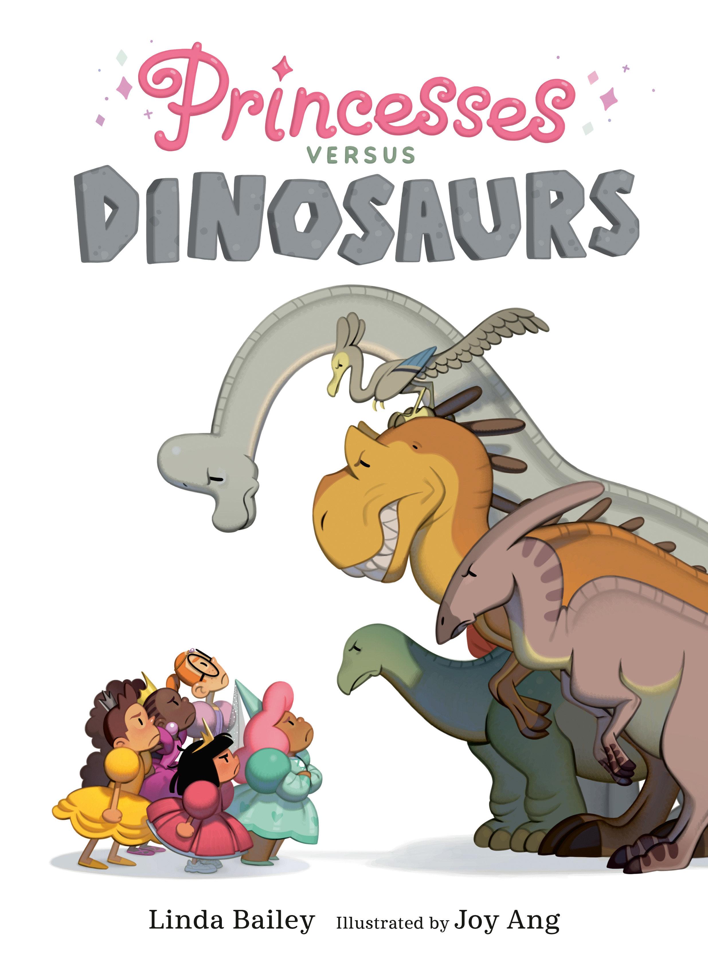 Vorderes Coverbild Princesses Versus Dinosaurs