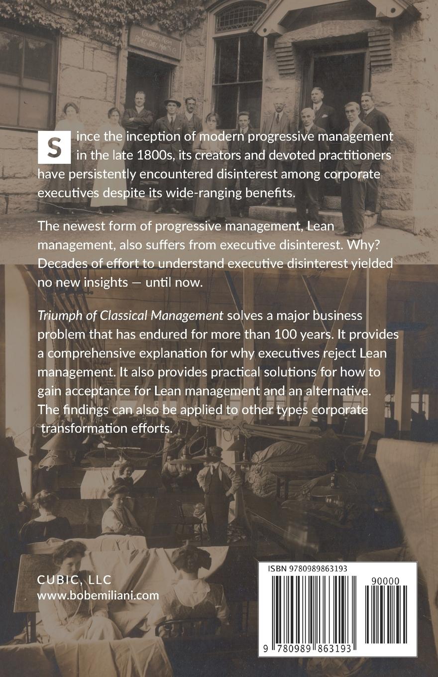 Rückseitencover The Triumph of Classical Management Over Lean Management: How Tradition Prevails and What to Do About It
