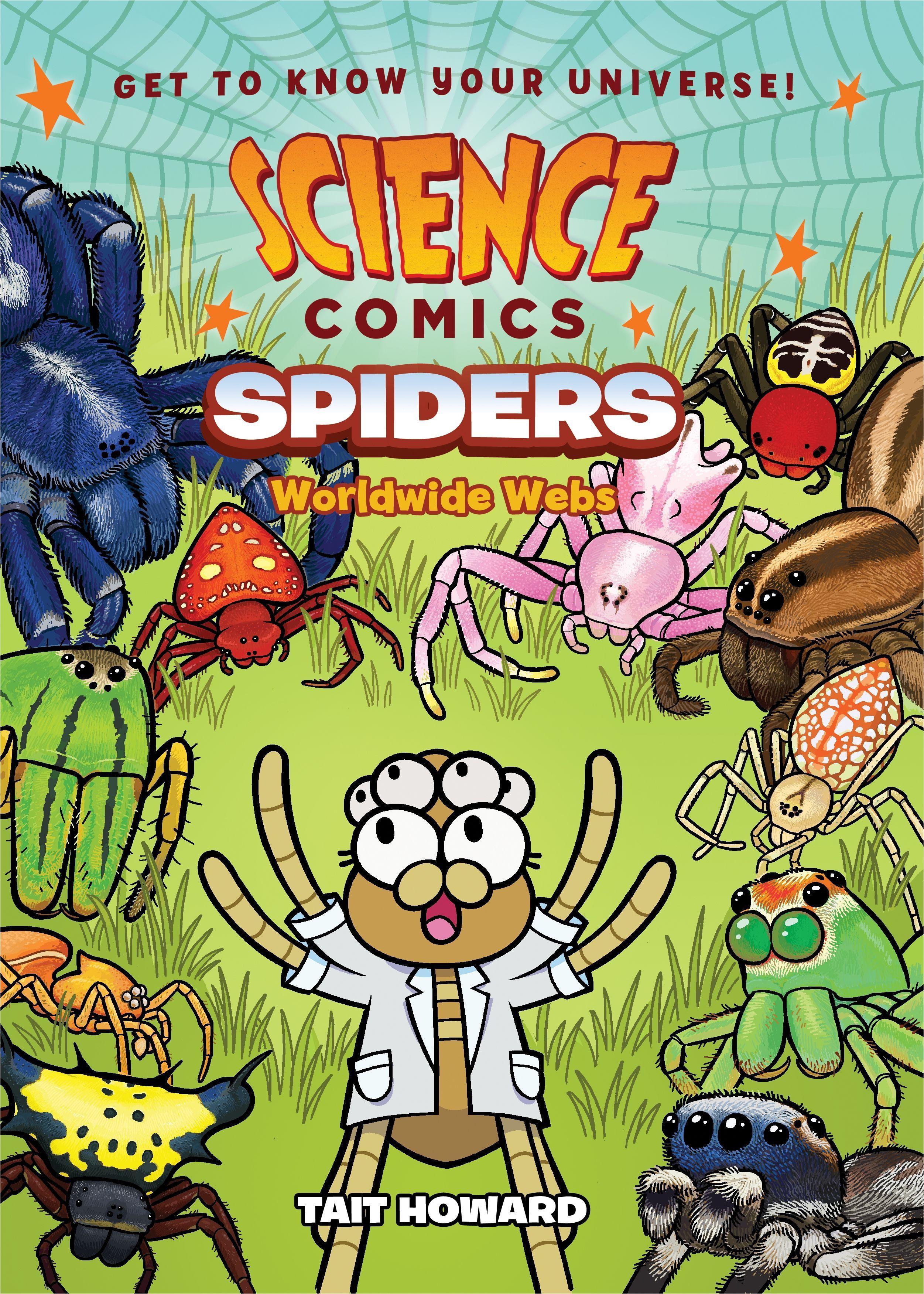 Vorderes Coverbild Science Comics: Spiders