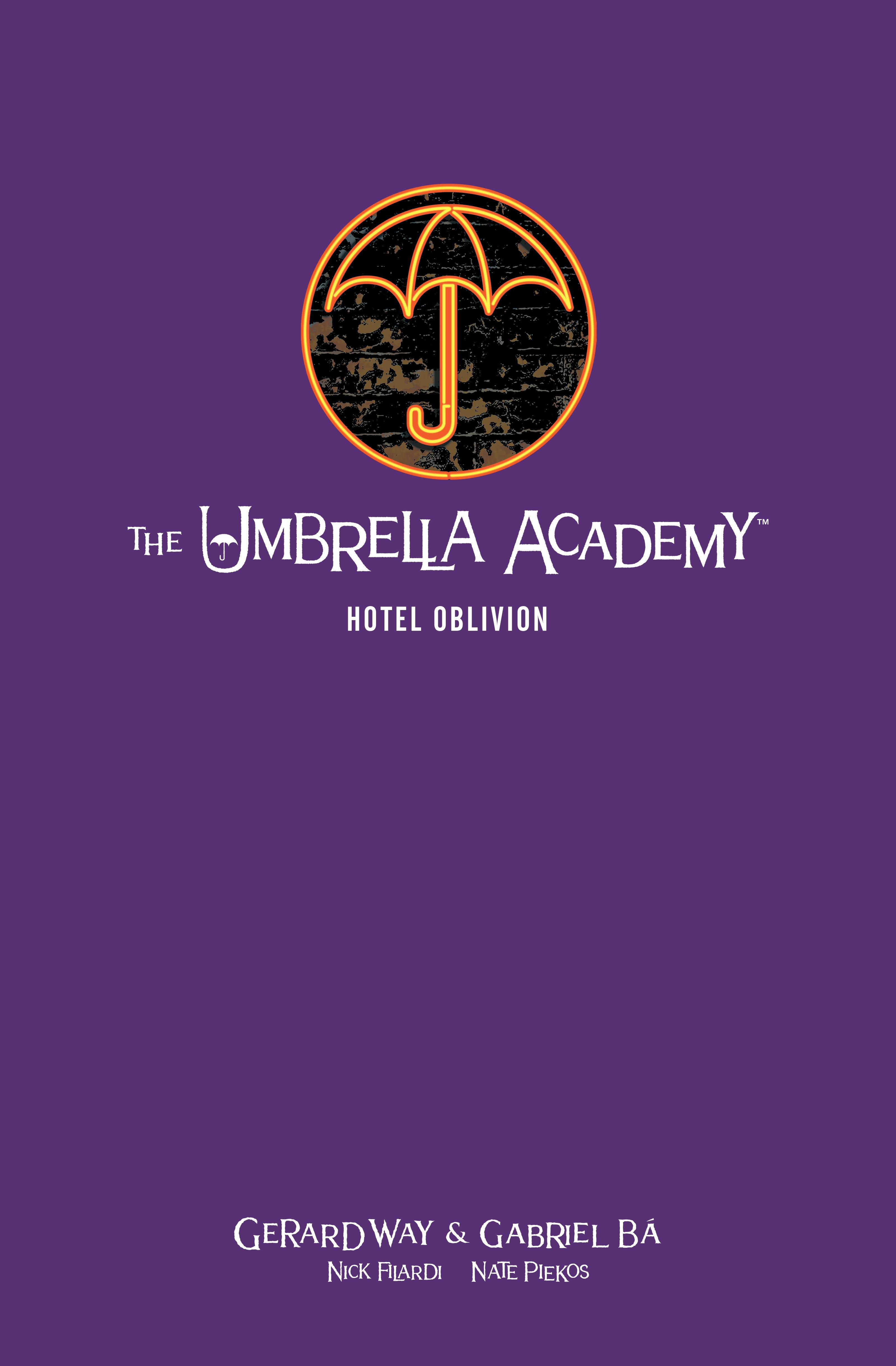 Vorderes Coverbild The Umbrella Academy Library Edition Volume 3: Hotel Oblivion