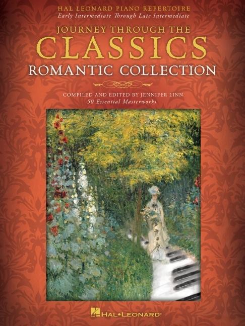 Vorderes Coverbild Journey Through the Classics - Romantic Collection: 50 Essential Masterworks Compiled & Edited for Piano Solo by Jennifer Linn