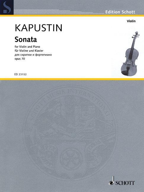 Vorderes Coverbild Sonata, Kapustin, Op. 70